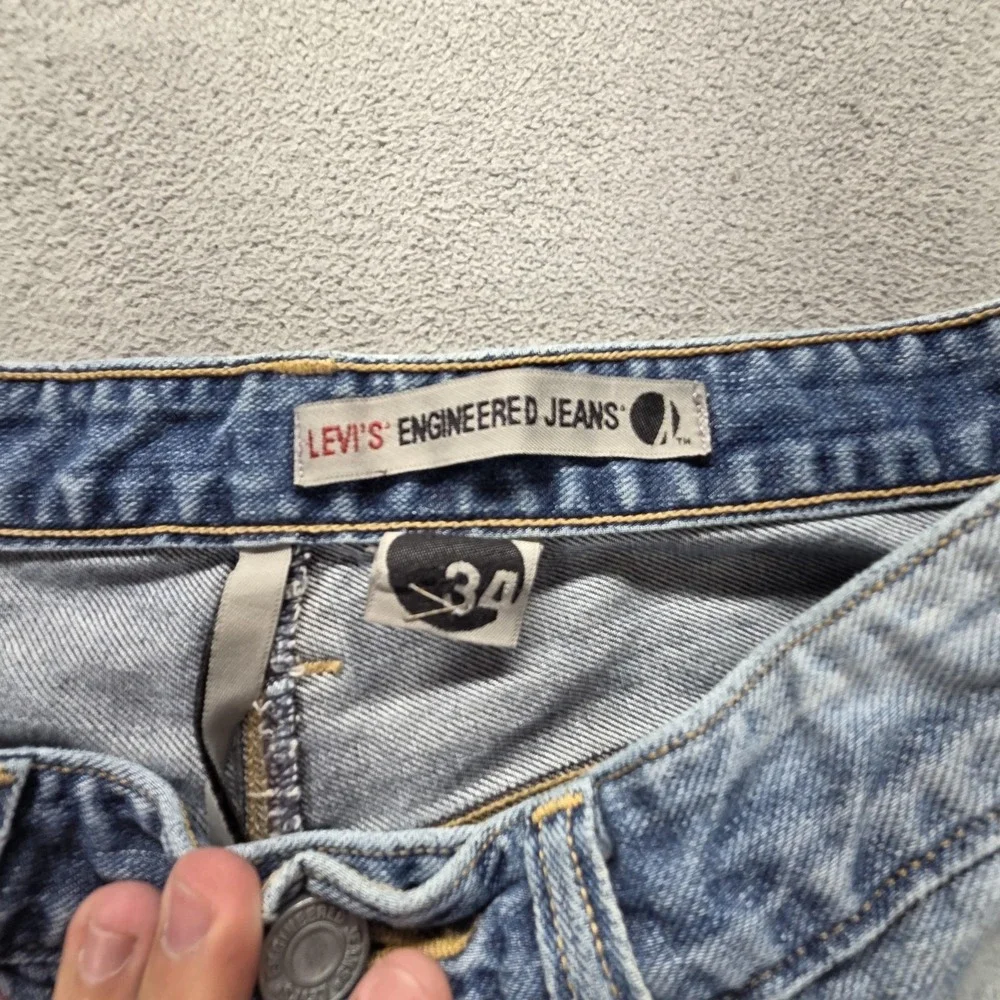 Vintage‎ Levis Engineered Jeans Mens 10th Anniversary Twisted Flap Fits 32x26